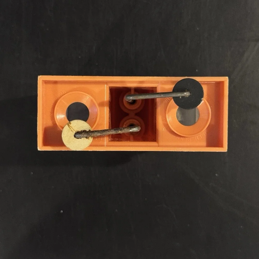 Vintage Whirley Industries Single Salt Pepper Push‎ Button Shaker